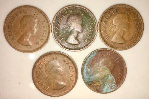 1/4 PENNY 1954 (BID PER COIN)