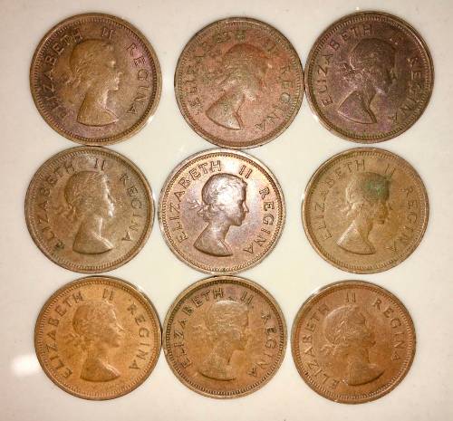 1/4 PENNY 1953 (BID PER COIN)