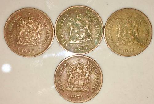 1 CENT 1974  (BID PER COIN)