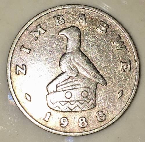 ZIMBABWE 20 CENT 1988
