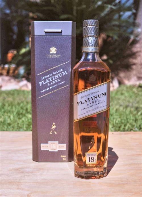 JOHNNY WALKER PLATINUM  SEALED & FULL,BOXED,COLLECTABLE