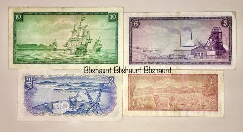 COMPLETE SET OF TW DE JONG & DECIMALS R10 -R1 ,,,1967-1975 ( 1 BID TAKES ALL)