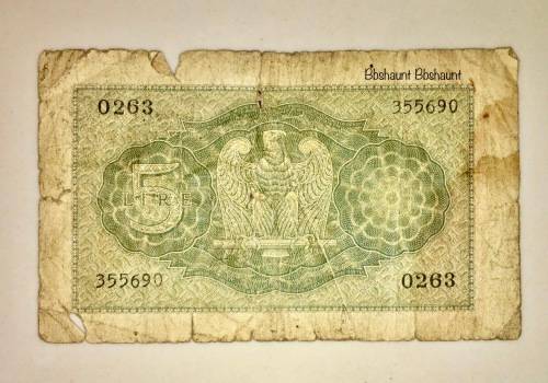 ITALY ,,,,5  LIRE