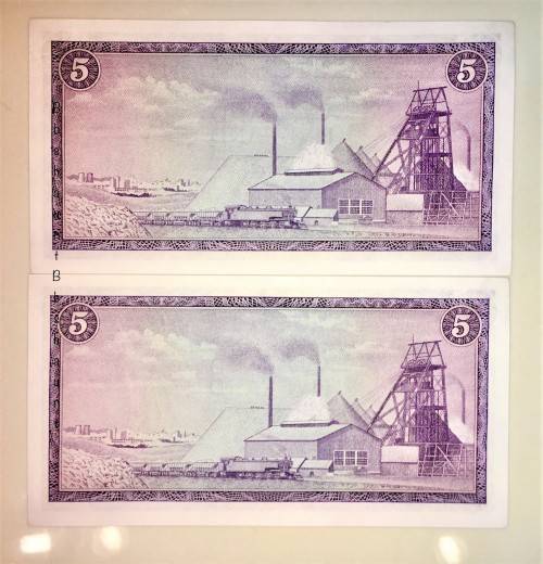 TW DE JONG,,,R5 IN SEQUENCE F175-185304 &305 UNC GEM 1967 FIRST ISSUE AFR/ENG (1 BID TAKES ALL)