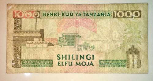 TANZANIA 1000 SHILINGI 1990s