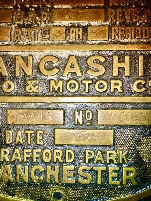 BRASS PLAQUES X 10 VARIOUS FROM 1925 (1 BID TAKES ALL)