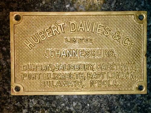 BRASS PLAQUES X 10 VARIOUS FROM 1925 (1 BID TAKES ALL)