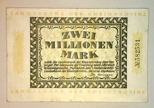 GERMANY 2,000,000 MARK 1923