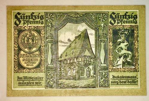 GERMANY,, 50 PFENNIG SOSTAR 1920   AUNC  NOTGELD (EMERGENCY MONEY)