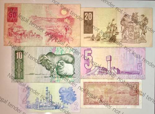 COMPLETE SET OF C.L,STALS & DECIMALS R50 TO R2 FIRST ISSUE 1990-R1[T.W DE JONG 1975[1 BID TAKES ALL]