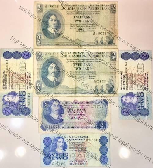 SET OF R2 NOTES ALL GOVERNORS 1961-1990