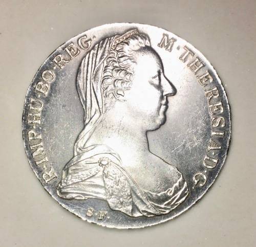 AUSTRIA  MARIE THERESIA THALER 1780 X  S.F ( SILVER 83,30% WEIGHT 28.05g)