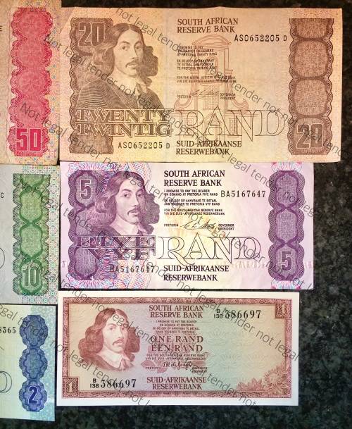 COMPLETE SET OF CL STALS & DECIMALS  R50 TO R2 AA007 --1990 [R1 T.W DE JONG 1973]1 BID TAKES ALL]
