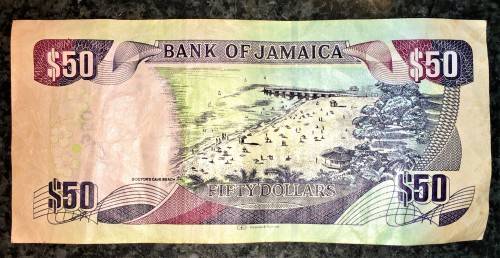 JAMAICA 50 DOLLARS 2013