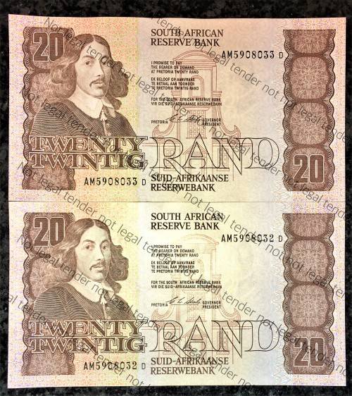 CL STALS R20 IN SEQUENCE AM5908040-039 UNC E/A 1ST ISSUE 1990 (ONE BID TAKES ALL)