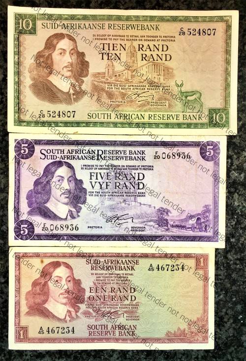 COMPLETE SET OF G.RISSIK R10 - C28, R5 - F20 & R1 - A45 -- 2ND ISSUE 1966 (1 BID TAKES ALL)