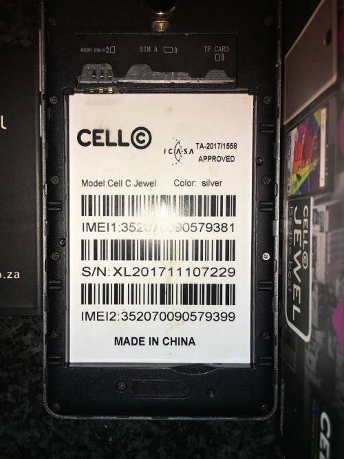 JEWEL CELL C NOT WORKING PROPERLY IN BOX WITH BATTERY