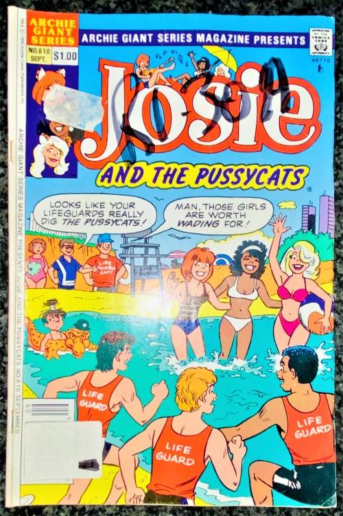 JOSIE & PUSSYCATS (ARCHIE GIANT SERIES )NO 610 -- 1990