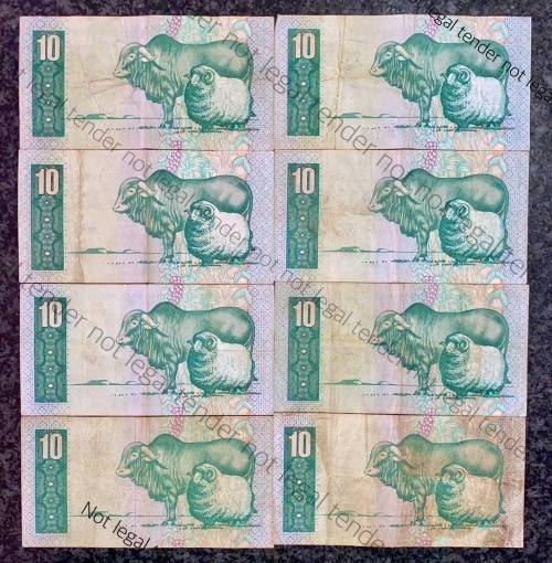 GPC DE KOCK R10 --1982- 2ND ISSUE (1 BID TAKES ALL 8 NOTES)