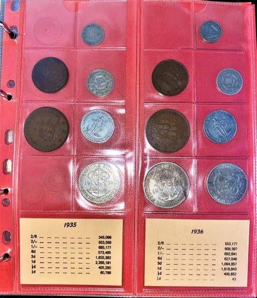 S A UNION COLLECTION 1923-1946 IN ORIGANAL BICKELS ALBUM NEAR COMPLETE ONLY 18 COINS MISSING