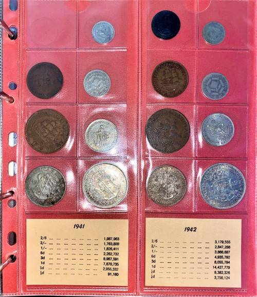 S A UNION COLLECTION 1923-1946 IN ORIGANAL BICKELS ALBUM NEAR COMPLETE ONLY 18 COINS MISSING