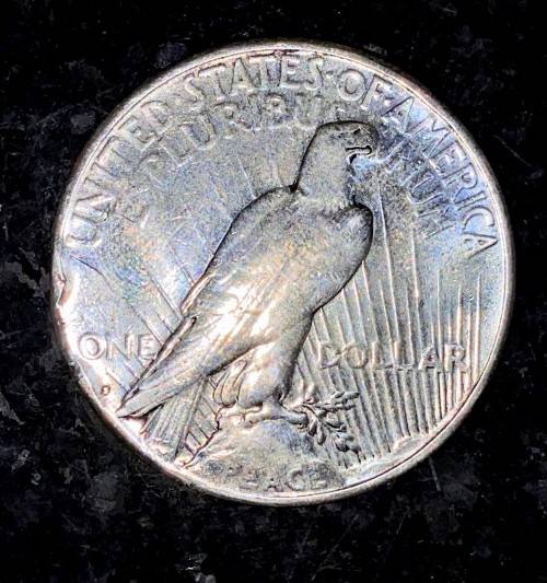 U S A SILVER 1 DOLLAR - 1922 PEACE DOLLAR - SAN FRANCISCO MINT 90% PURE SILVER