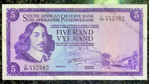 G RISSIK R5 -- UNC 2ND ISSUE 1966 E/A SPRINGBUCK WTM  F30