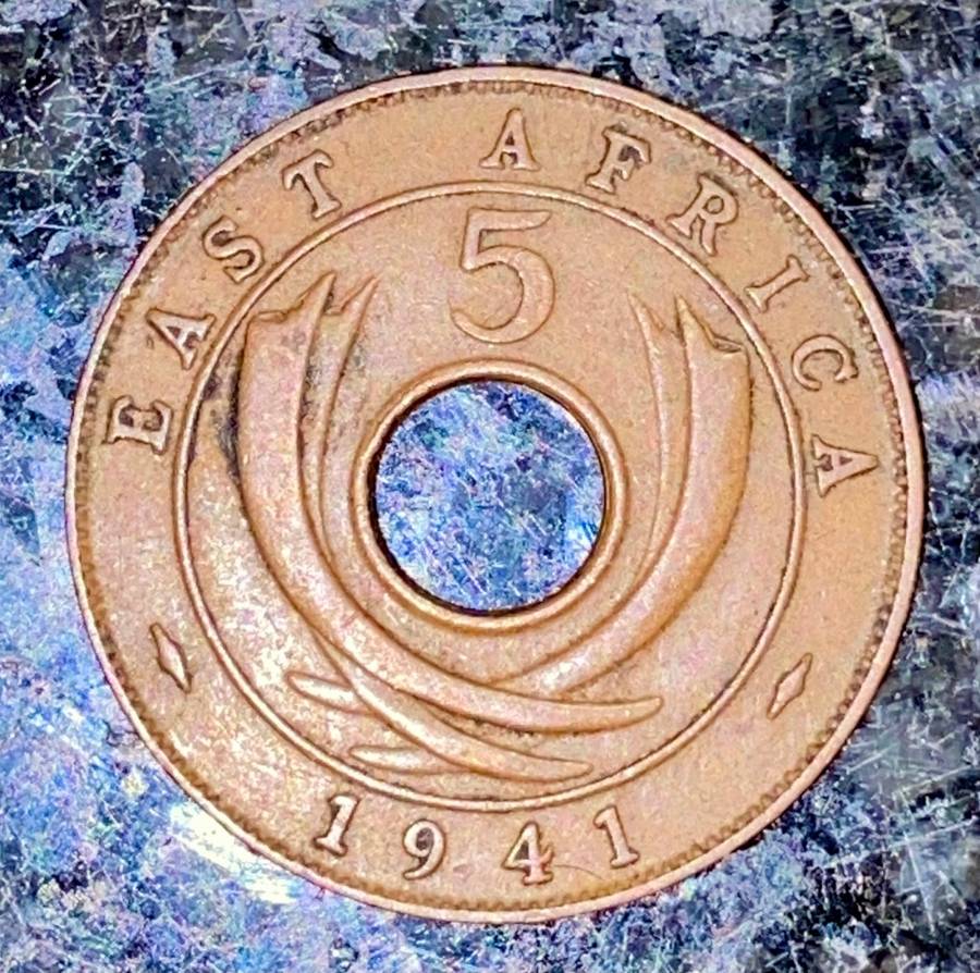 EAST AFRICA 5 CENT 1941