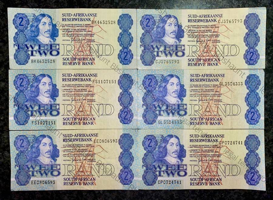 GPC DE KOCK R2 --1980s--(1 BID TAKES ALL 6 NOTES)