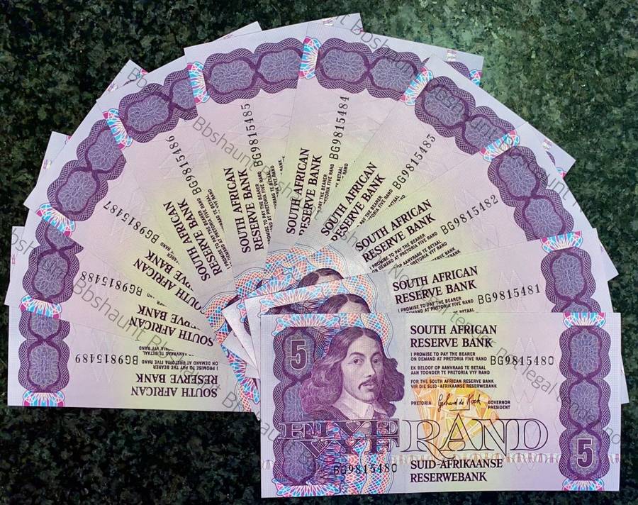 GPC DE KOCK R5 IN SEQUENCE PACK BG9815480-489 GEM UNC 3RD ISSUE 1984 (BID PER NOTE)10 AVAILABLE