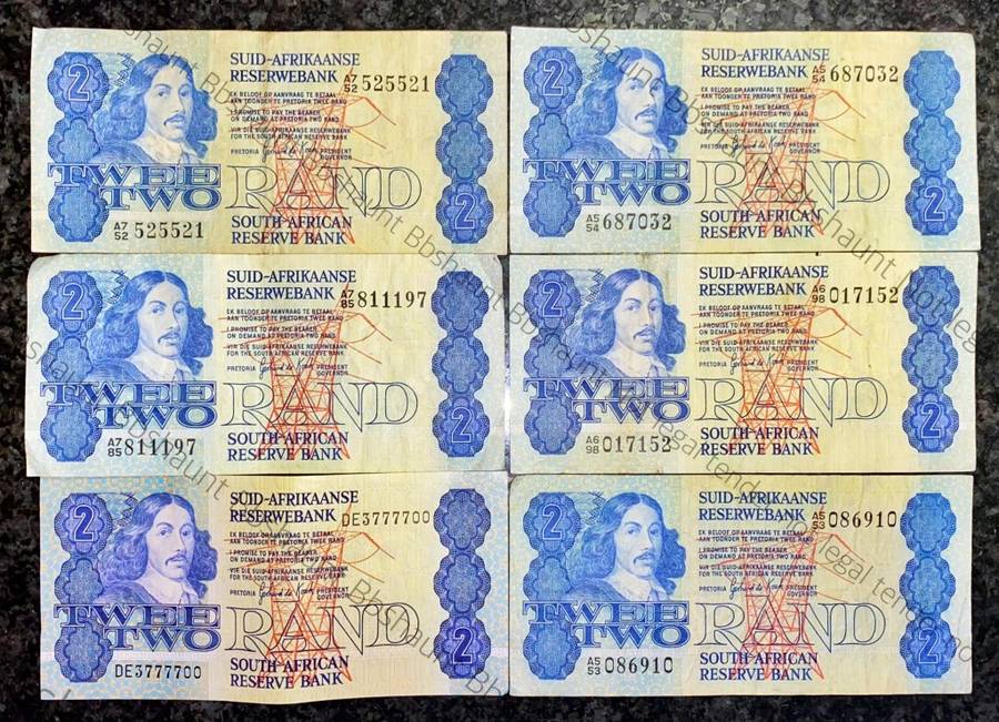GPC DE KOCK R2 --1980s--(1 BID TAKES ALL 6 NOTES)