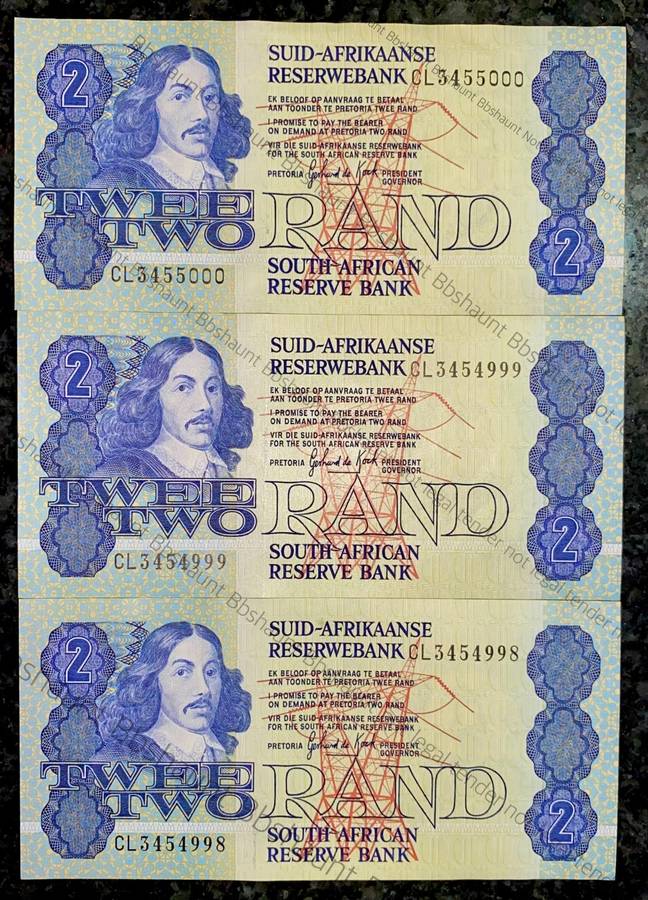 GPC DE KOCK R2 IN SEQUENCE CL3455000-998 AUNC 3RD ISSUE 1984 (1 BID TAKES ALL)