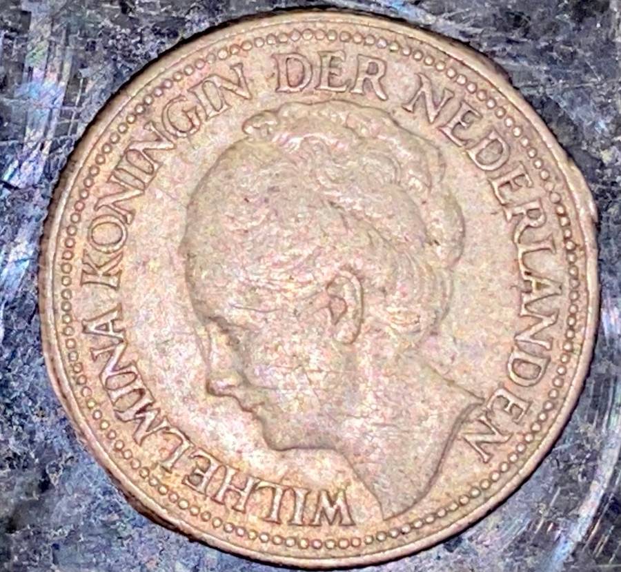 NETHERLANDS SILVER 25 CENT 1928