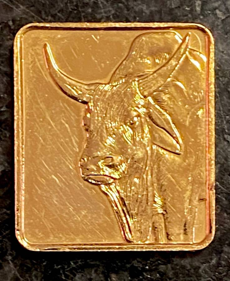GREAT BRITAIN ROYAL MINT -- ZODIAC YEAR OF THE BULL -- ELIZABETH R 1997