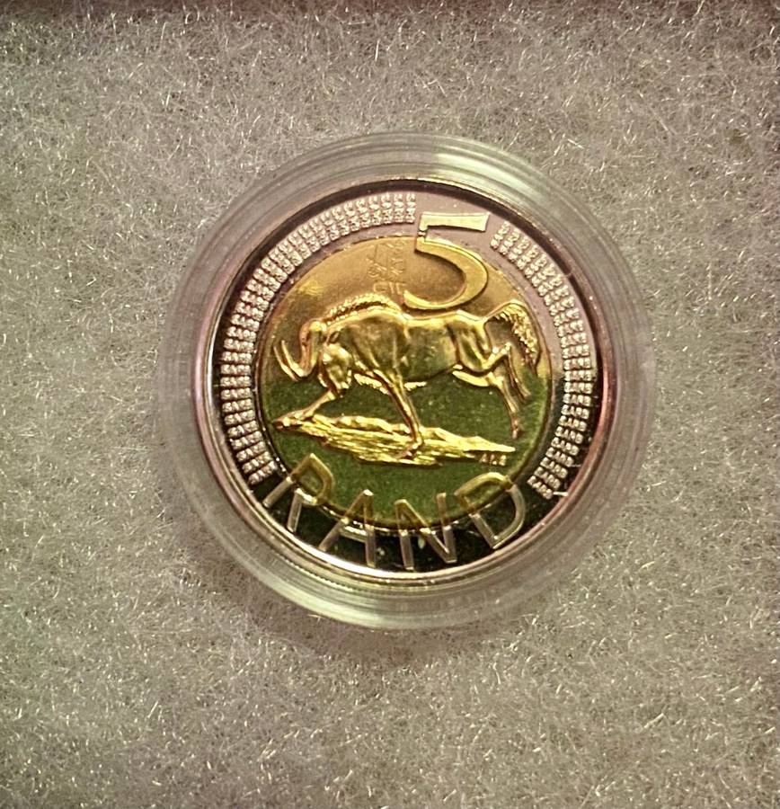SOUTH AFRICA PROOF OOM PAUL MINTMARK R5 -- 2018 -- MINTAGE ONLY 254 -BOX WITH CERTIFICATE IN CAPSULE