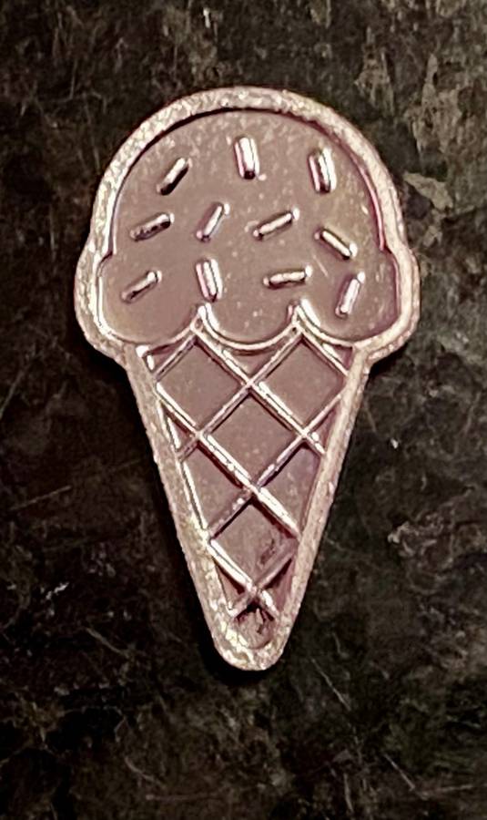 999 SILVER -- ICE CREAM CONES -- 1 GRAM FINE SILVER (BID PER ICE CREAM)