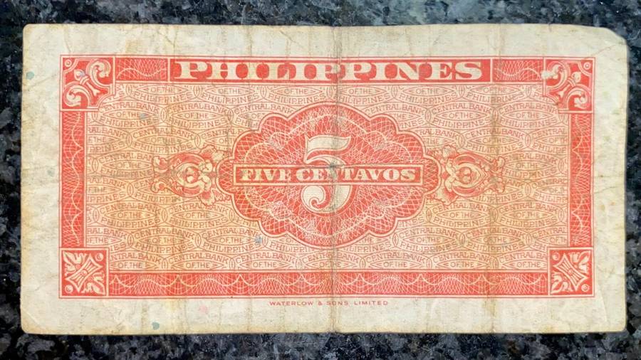 PHILIPPINES 5 CENTAVOS 1949