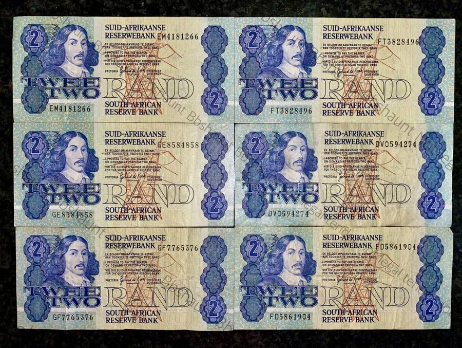 GPC DE KOCK R2 --1980s--(1 BID TAKES ALL 6 NOTES)