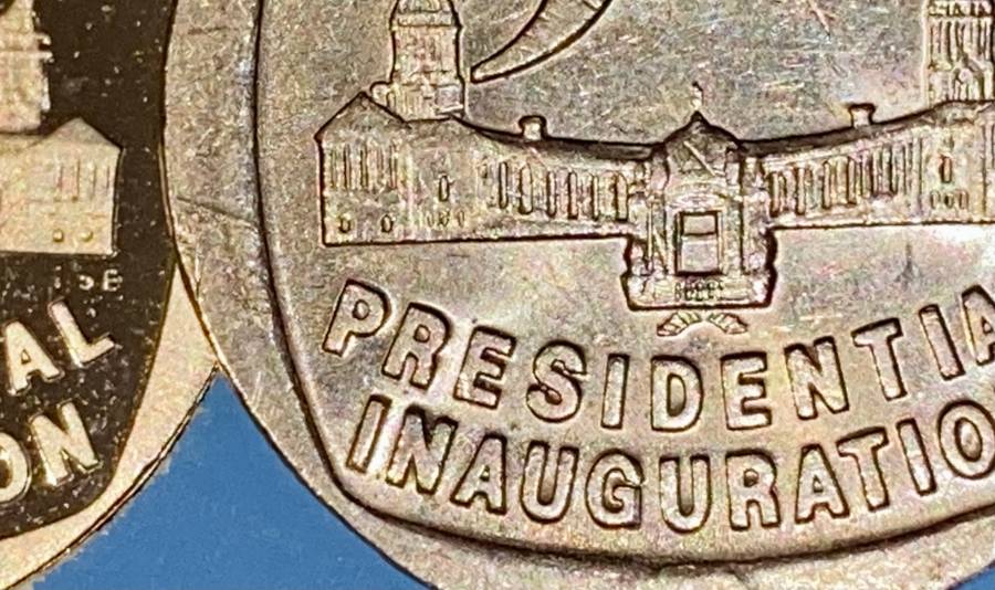 SOUTH AFRICA ERROR PROOF R5 -- 1994 PRESIDENTIAL INAUGURATION -- IN ORIGINAL S A MINT CASE