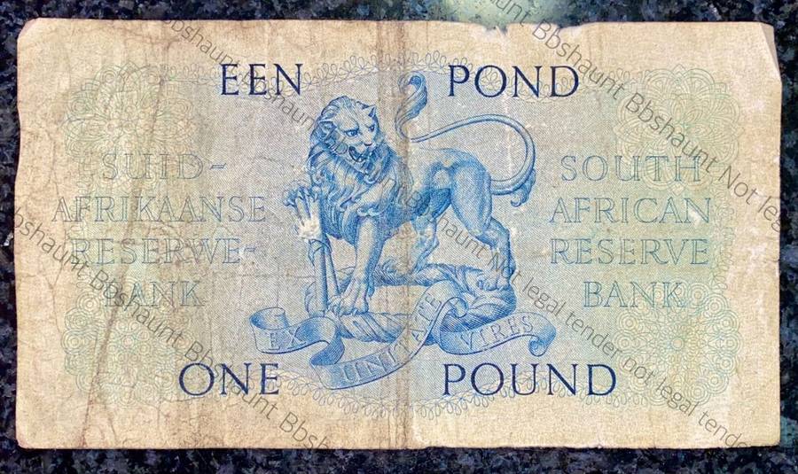 MH DE KOCK 1 POUND 1ST SEPTEMBER 1949 A/E 1ST ISSUE B34