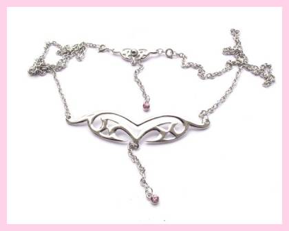 STUNNING PINK CRYSTAL TRIBAL BACK AND FRONT BELLY CHAIN AND BELLY RING