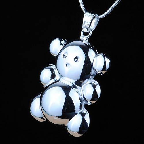 *Free Shipping* - ADORABLE TEDDY BEAR 925 SILVER EP MYSTIC HARMONY CHIME BALL
