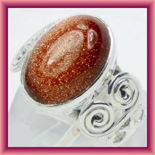 *Stock Clearance Sale* - BROWN SUN STAR SOLID 925 STERLING SILVER RING - SIZE : 7.25