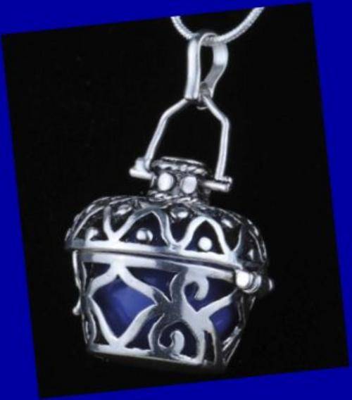 SWEET PURPLE 925 STERLING SILVER EP MYSTIC HARMONY CHIME BALL