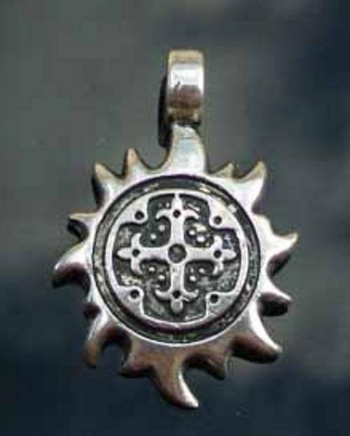 UNIQUE PEWTER PENDANT