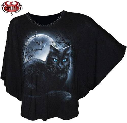 *R1* MYSTICAL MOONLIGHT PONCHO T-SHIRT  (L) - IMPORTED FROM SPIRAL -UK