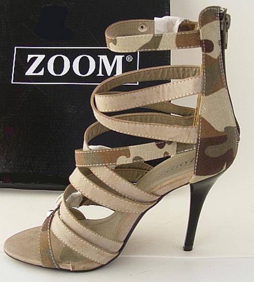 *R1* - CAMO BEIGE ODETTE SHOES FROM ZOOM - SIZE: 4