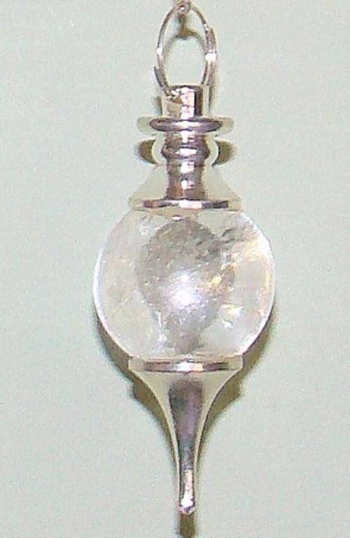 CLEAR QUARTZ PENDULUM / PENDANT