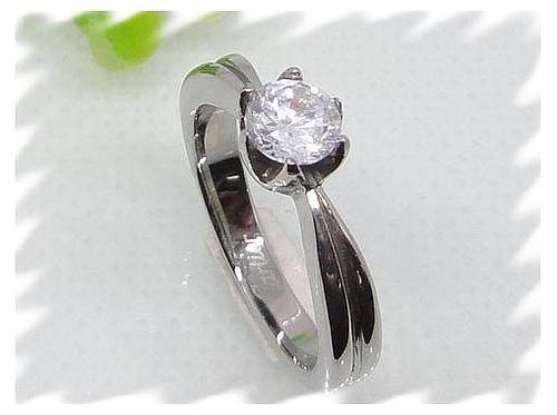 DAZZLING CR. DIAMOND ENGAGEMENT RING - SIZE: 8.5