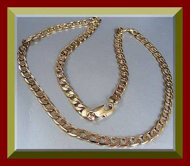 STYLISH MENS GEP NECK CHAIN  - 6mm wide - 55cm long